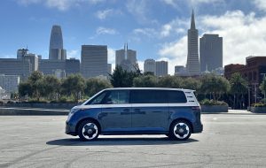 2025 VW ID Buzz - side SF Skyline