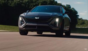 2026 Cadillac Lyriq-V - on track