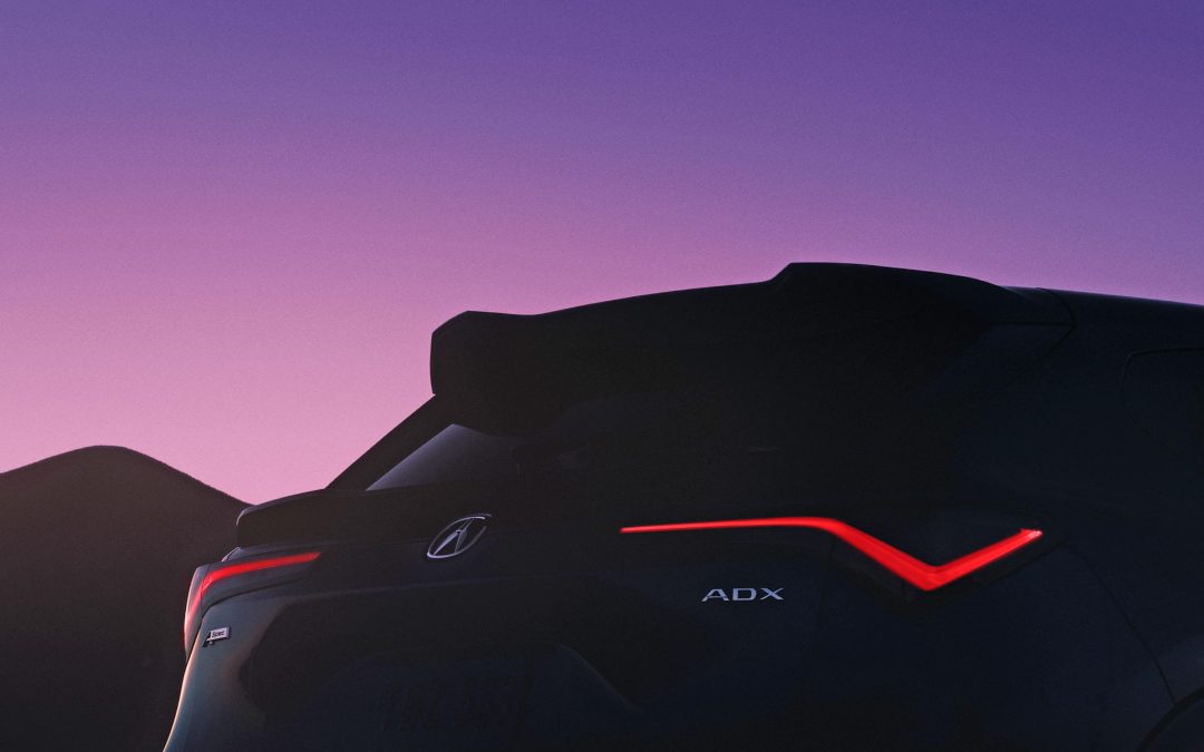 Acura Teases 2025 ADX Entry Lux SUV