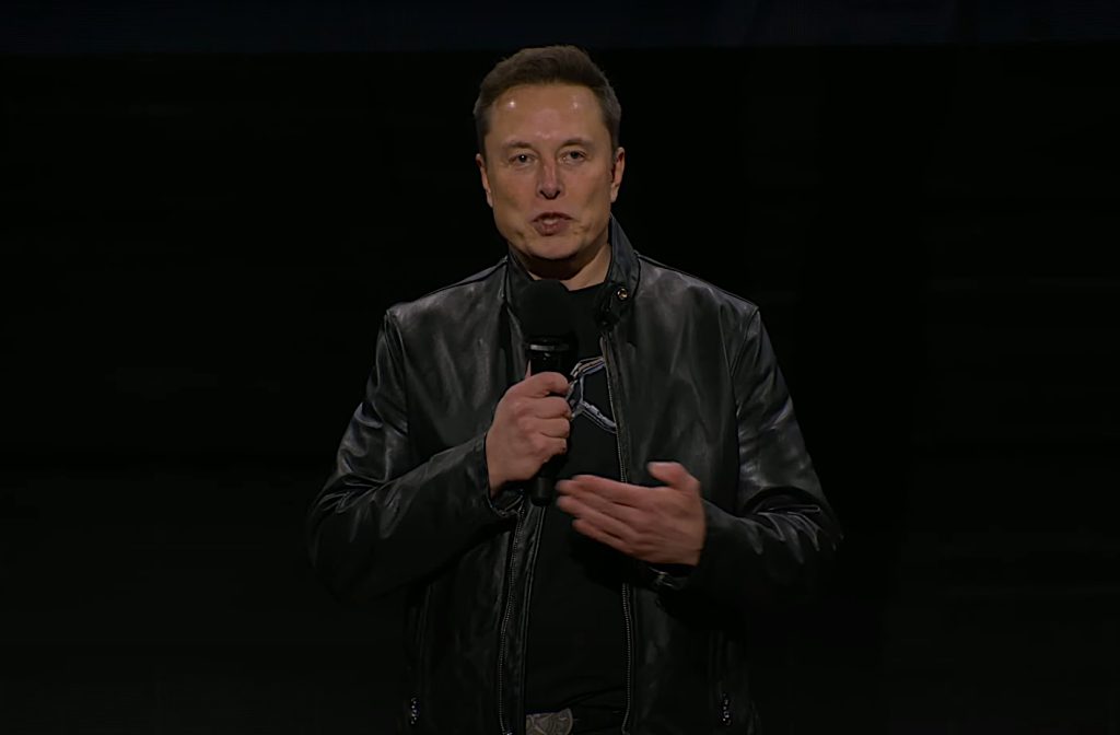 Elon Musk at Cybercab reveal