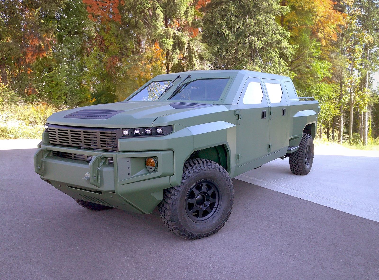 GM Defense’s Next Gen tactical vehicle front 3-4 REL