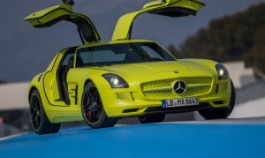 the 2014 Mercedes-Benz SLS AMG Electric Drive.