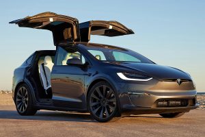 Tesla Model X - doors open