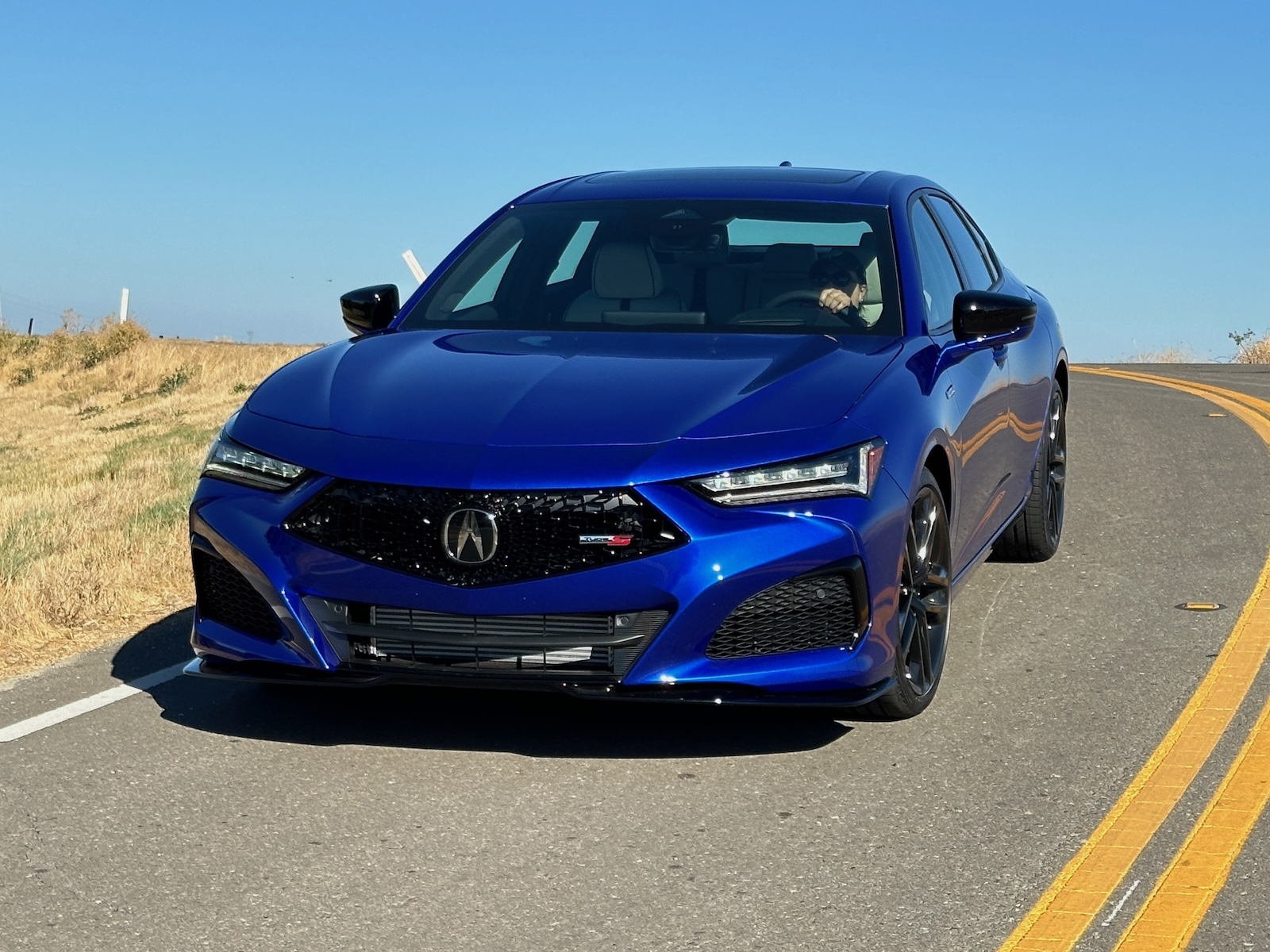 MotorSkinz Smoke Vinyl Tint Overlays For 2021-2025 Acura TLX – Headlight Cutout & Side Marker Covers