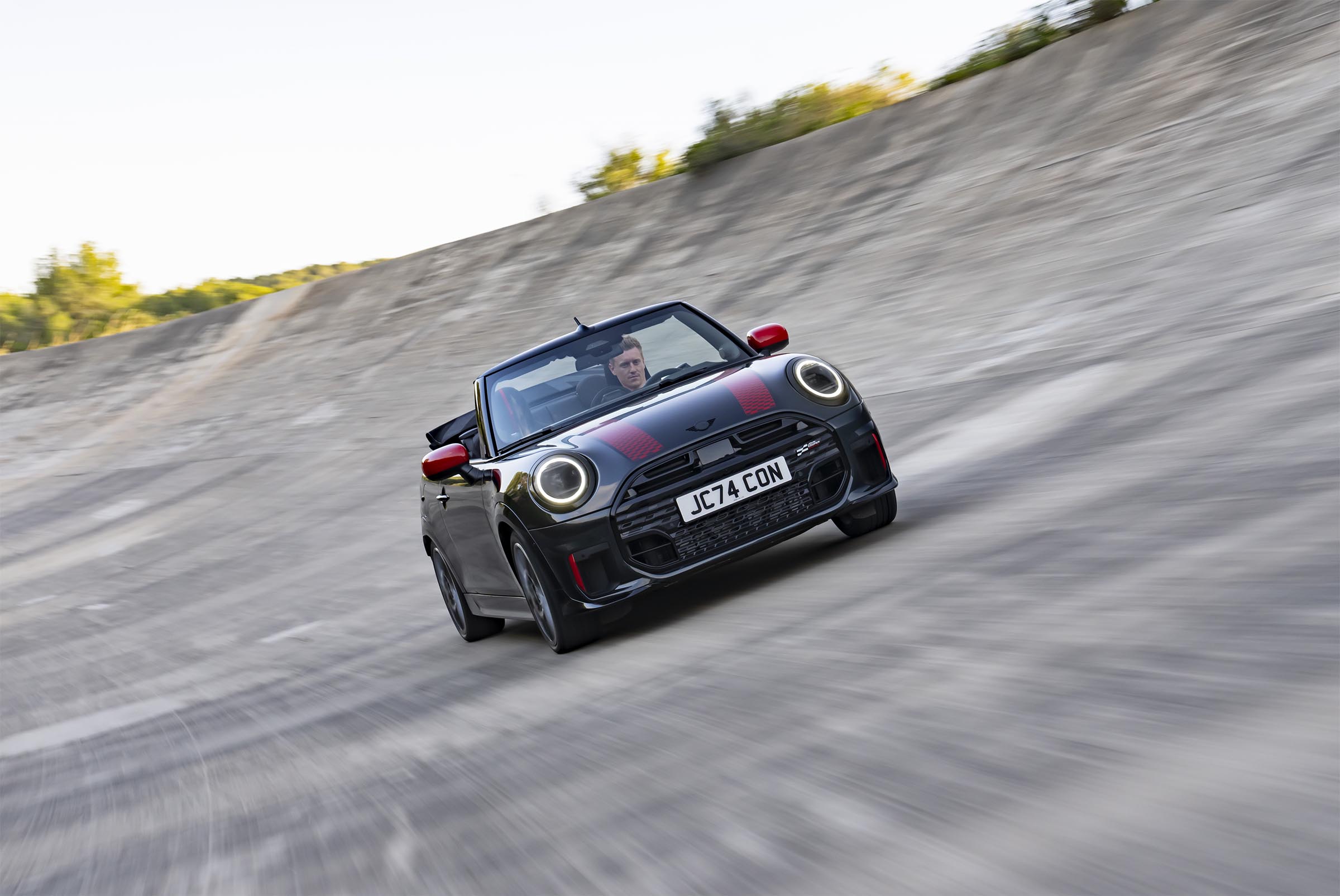 2025 Mini JCW Convertible -driving