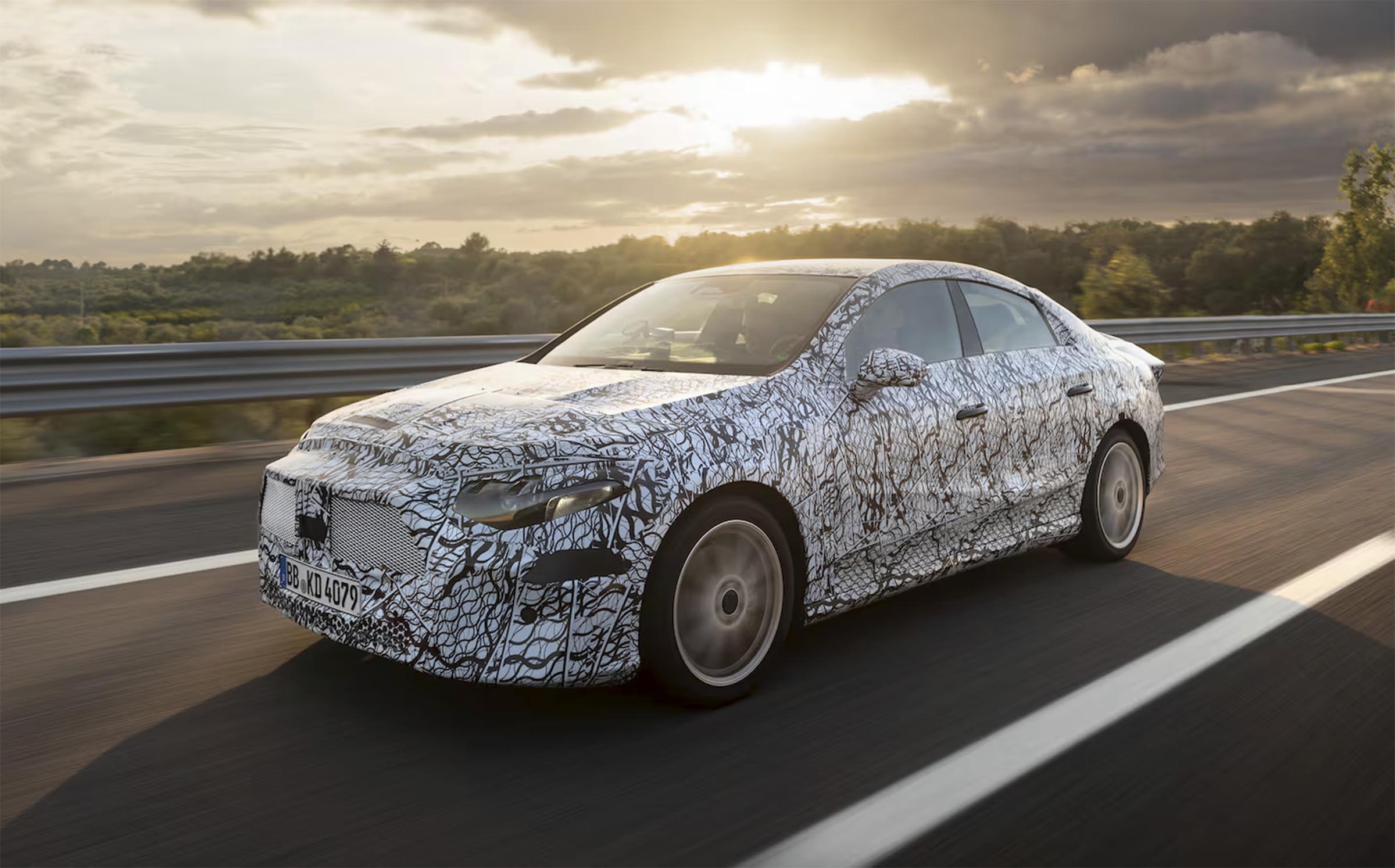 2026 Mercedes-Benz CLA - driving in camo