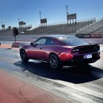 2025 Dodge Charger Daytona ScatPack - Beauty Shot on Drag Strip