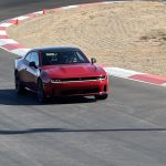 2025 Dodge Charger Daytona ScatPack - on track in corner