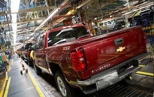 GM Silao Mexico Truck Plant line