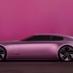 Jaguar Type 00 concept in Miami Pink side REL