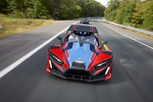 2025 Polaris Slingshot SLR driving nose