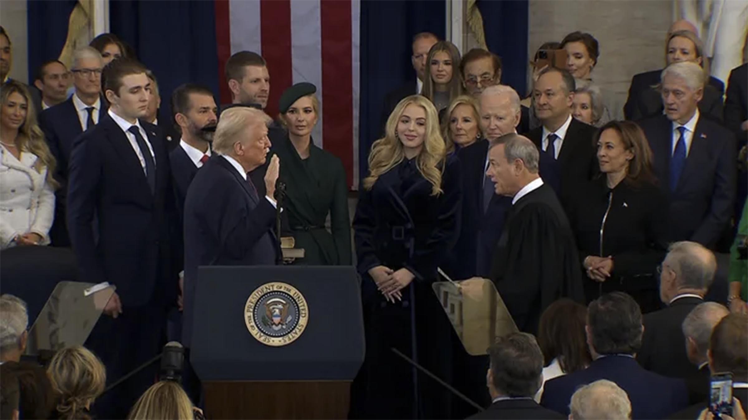 Trump Sworn in 1-20-25