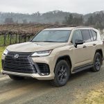 2025 Lexus LX 700 h - front 3-4 in vineyard v2