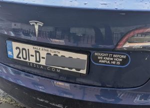 Tesla Bumper Sticker