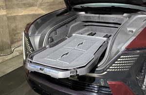 2026 Cadillac Escalade IQ - frunk cargo tray