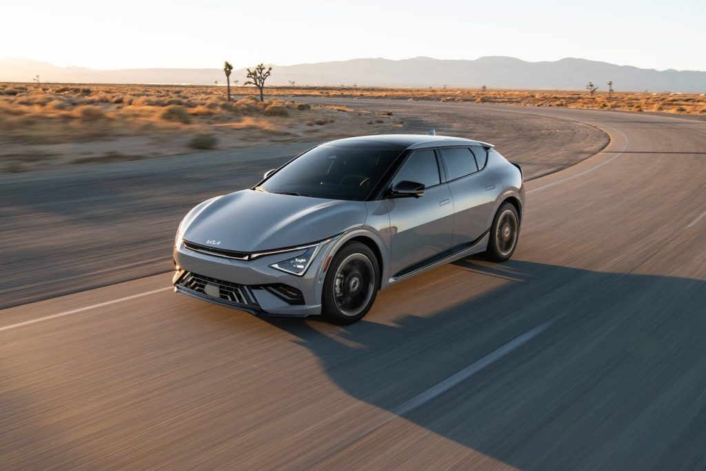 2025 Kia EV6 GT-Line driving REL