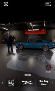 Charger Virtual Experience view