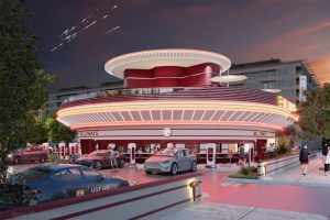 Tesla Hollywood Diner - rendering v2