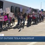 Tesla Protest - Denver