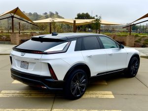 2025 Cadillac Lyriq rear 3-4