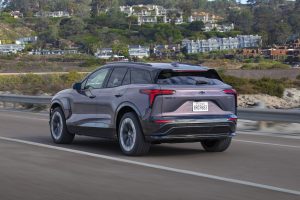 2025 Chevy Blazer EV RS rear 3-4