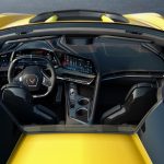 2026 Corvette ZR1 yellow Overhead