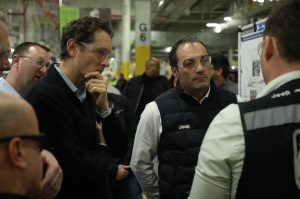 Antonio Filosa - meeting at factory