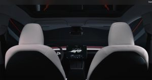 Tesla Model Y - interior 2025