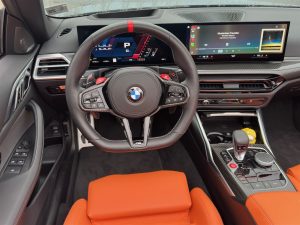 2025 BMW M4 Competition convertible cockpit