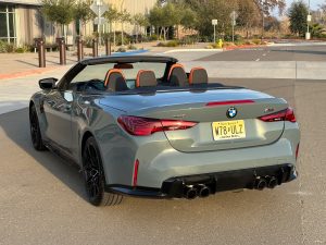 2025 BMW M4 Competition convertible rear