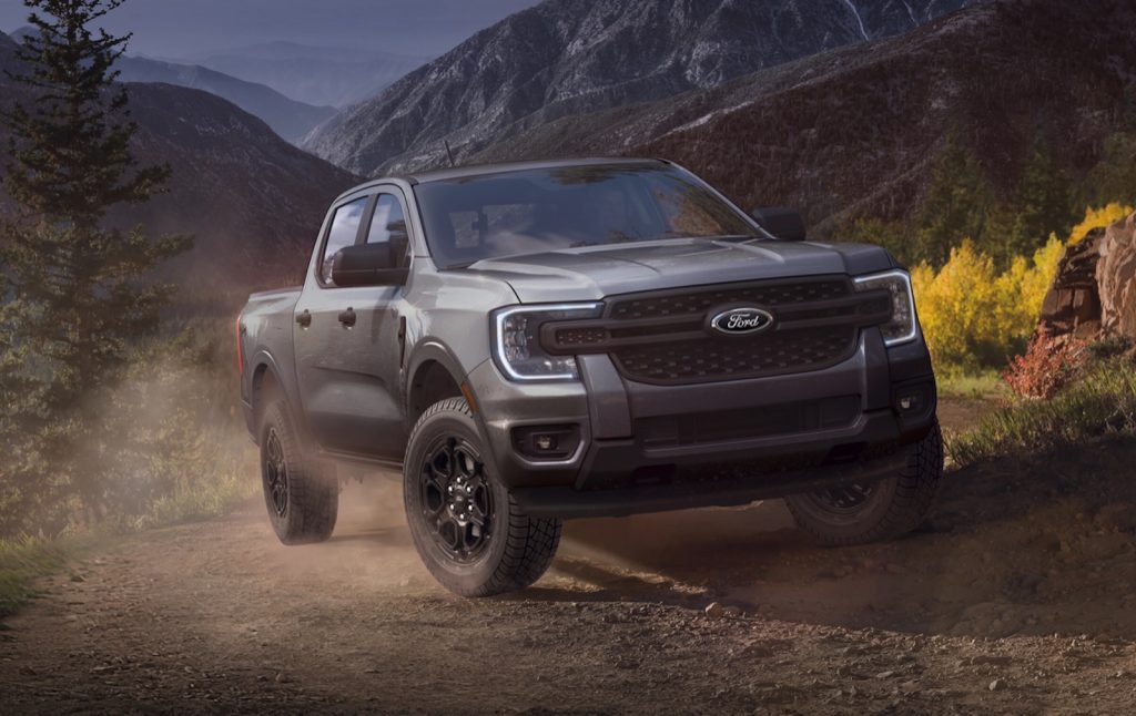 2025 Ford Ranger off-roading