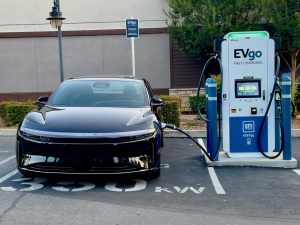 2025 Lucid Air Touring charging