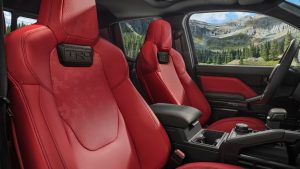 2025 Toyota TRD Pro seat fronts