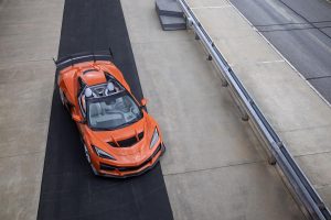 2026 Corvette ZR1X Sebring Orange Elevated Front