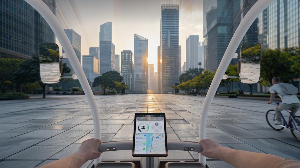 Fastport eQuad - Driver's View