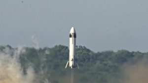 Honda Rocket Touching Back Down