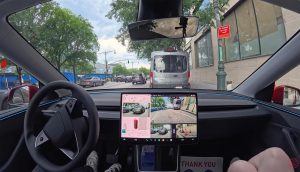 Tesla Robotaxi - interior