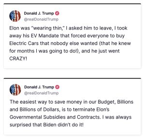 Trump Attacks Musk