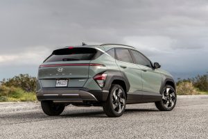 2025 Hyundai Kona Limited rear 3-4 REL