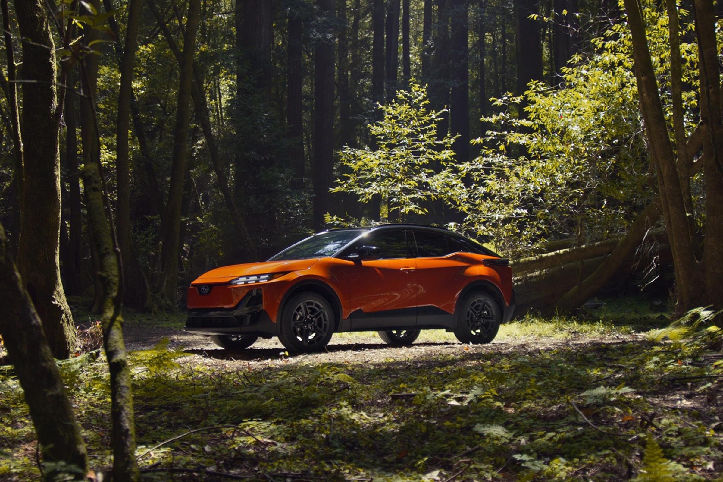 2026 Subaru Uncharted - Hero Shot in Woods REL-J