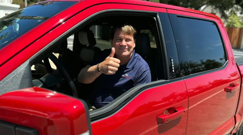 Farley in F-150 Lightning