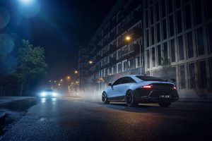 Hyundai Ioniq 6 N - rear 3-4 night street