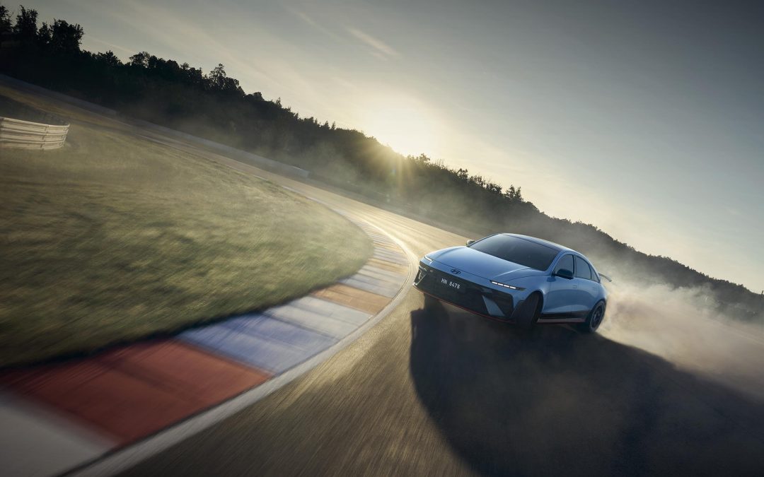 Hyundai Ioniq 6 N Makes its Debut on the Goodwood Hill Climb