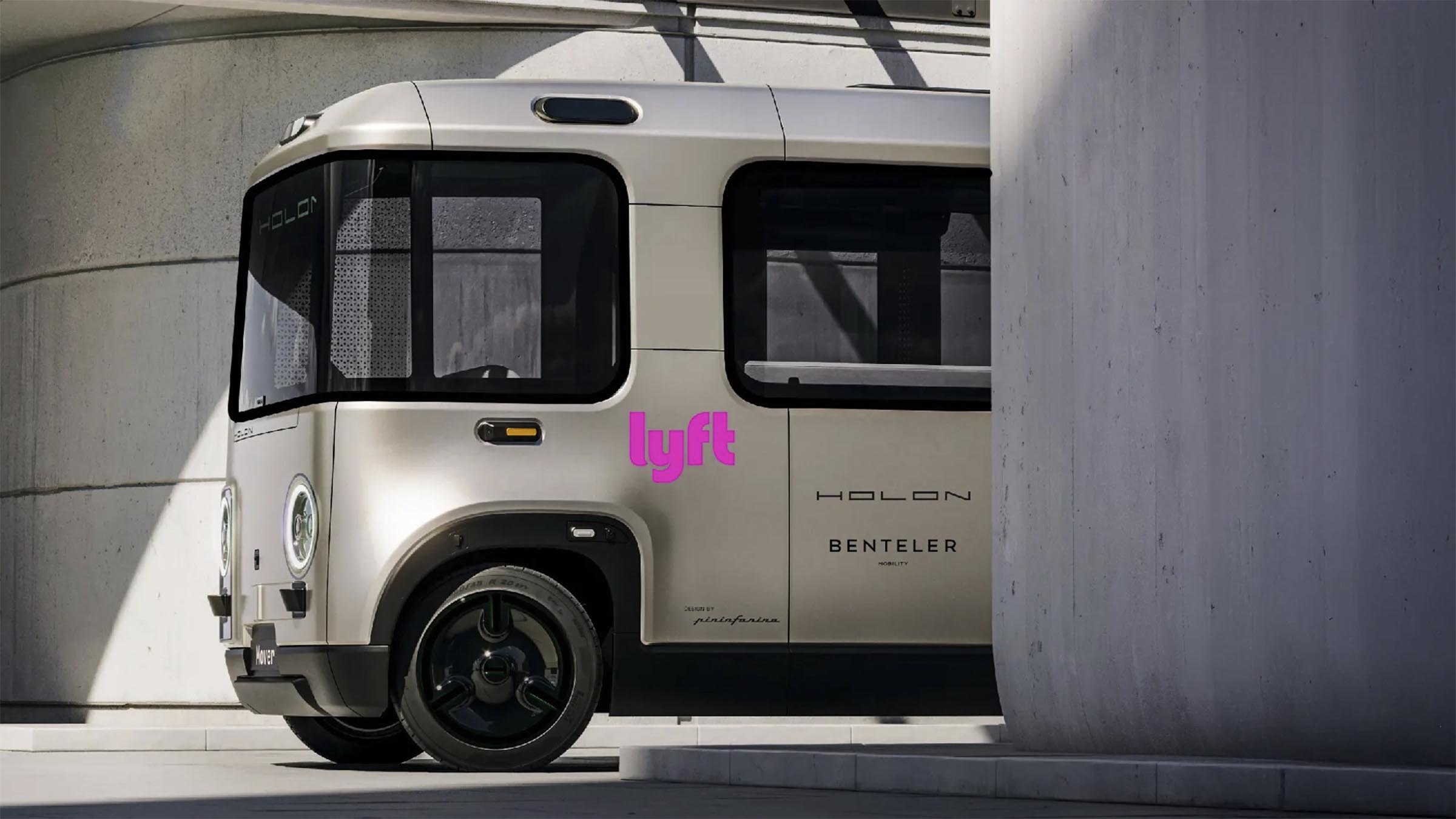 Lyft - Holon Robo-Shuttle - hero shot