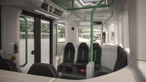 Lyft - Holon Robo-Shuttle - interior