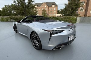 2025 Lexus LC 500 Convertible rear 3-4