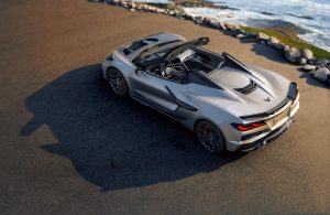 2026 Chevrolet Corvette ZR1X - Quail Silver Limited Edition - high angle rear 3-4