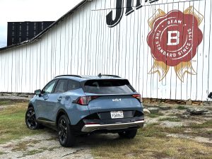 2026 Kia Sportage Hybrid - rear 3-4 by Jim Beam