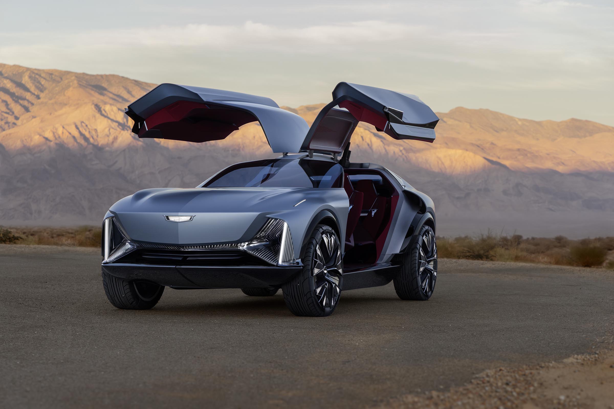 Cadillac Elevated Velocity Concept - hero shot doors open
