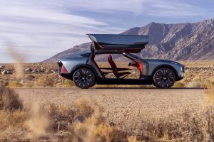 Cadillac Elevated Velocity Concept - side doors open